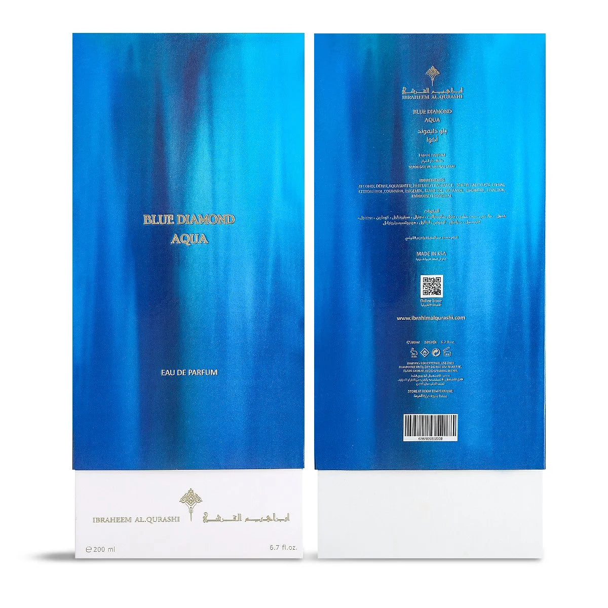 Blue Diamond Aqua 150ml by Ibrahim al Qurashi