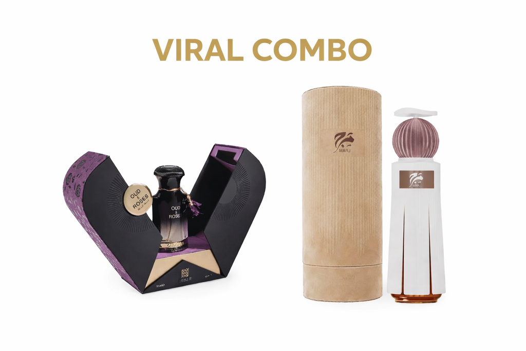 Viral Combo Oud&Rose,Marj By Ahemd al Maghribi Unisex